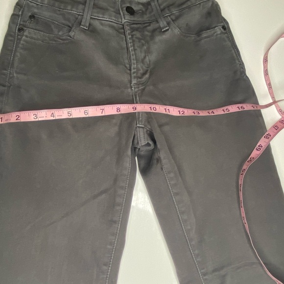 NYDJ Jade Gunmetal Denim Legging Mid Rise Size 2 - Picture 14 of 16